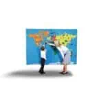 Giant World Map (Flat) With 184 Motifs 147 x 200 cm
