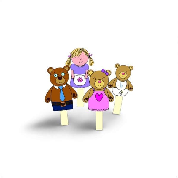 Story sticks - Goldilocks