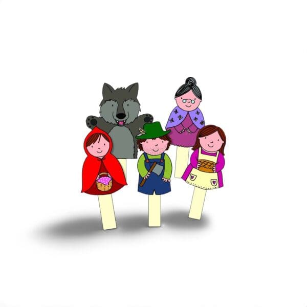 Story sticks -Red Riding Hood Story