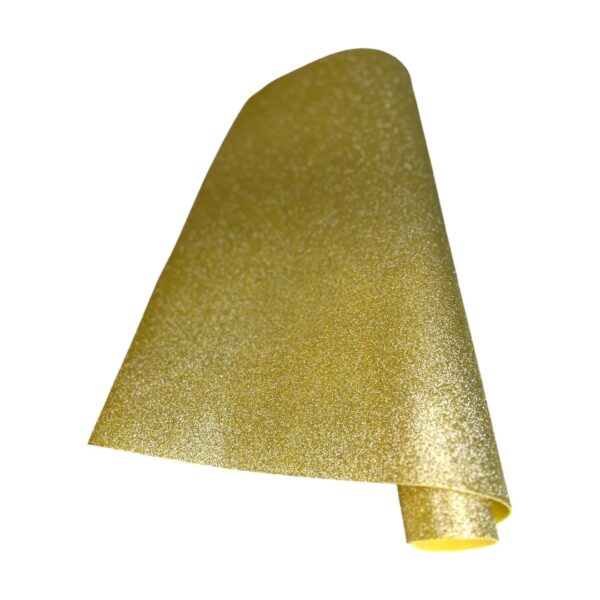 DEC Glitter EVA Foam Sheets 12/pack 50x70cm - Gold