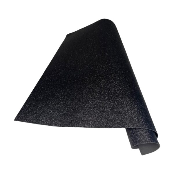 DEC Glitter EVA Foam Sheets 12/pack 50x70cm - Black