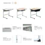 Premium Adjustable Desk 70x50cm - Image 4