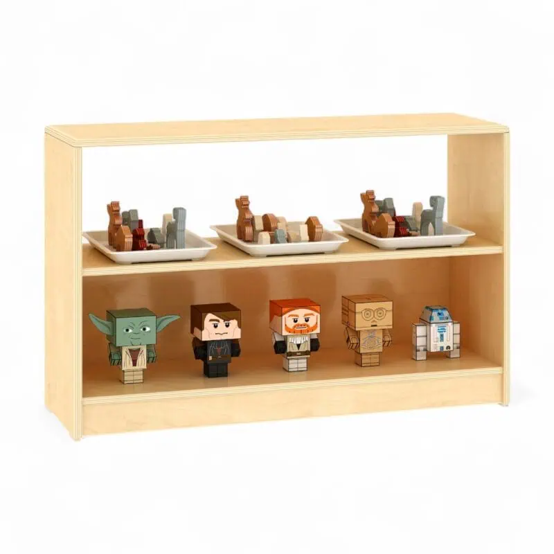 Premium Wooden Children's 2-layer cabinet - Image 1