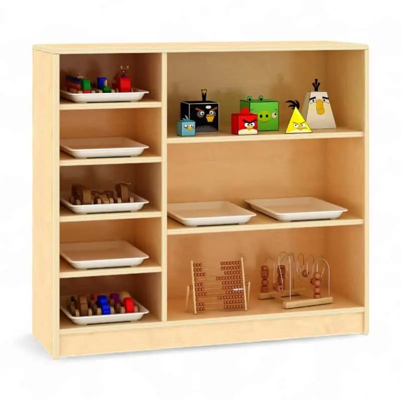 Premium Wooden Children's 3-layer storage cabinet - Image 1