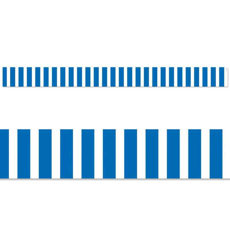 Royal Blue Bold Stripes Border (Core Decor, Ez Border) - Image 1