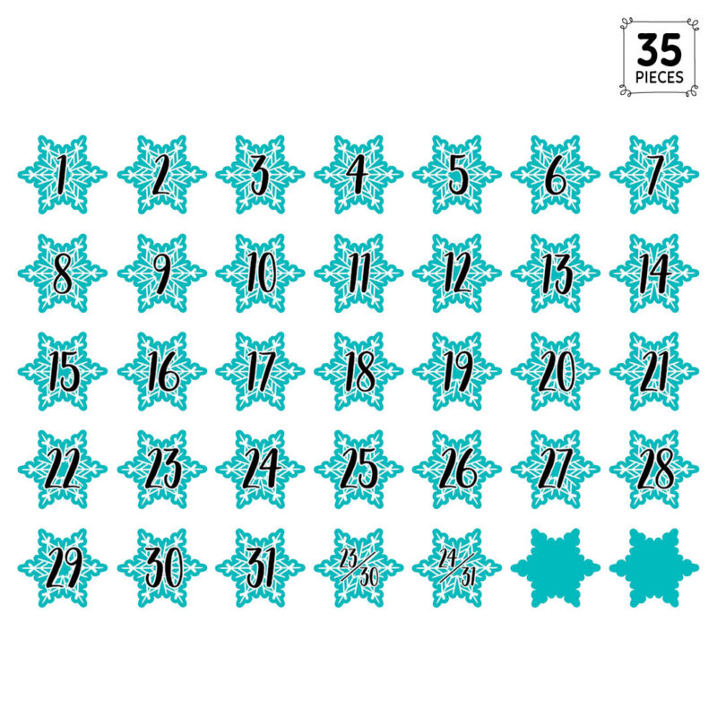 Snowflakes Calendar Days - Image 2
