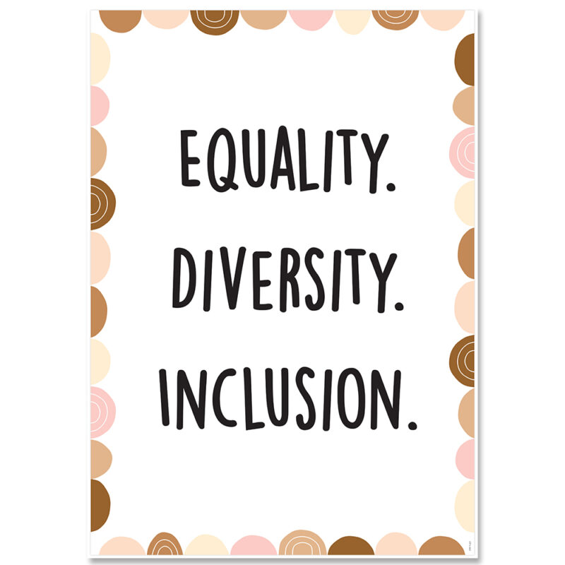 Equality. Diversity. Inclusion. Inspire U Poster - Image 1