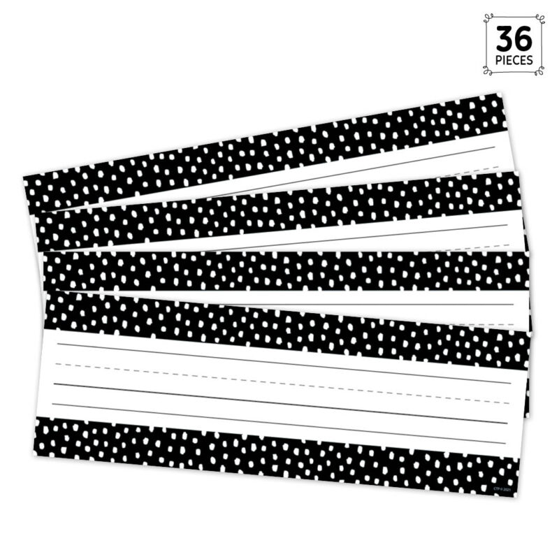 Messy Dots On Black (Core Decor) Name Plate - Image 2