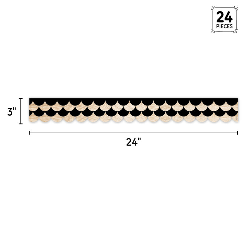 Black And Wood Scallops (Cd) Ez Border - Image 2
