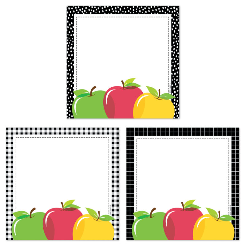 Apple Cards (Apple Time)  6 Inch Designer Cut Outs - Image 1