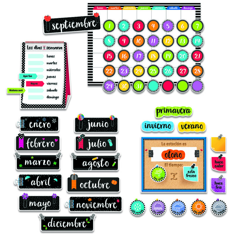 Spanish Calendar Set Bulletin Boards - Image 2