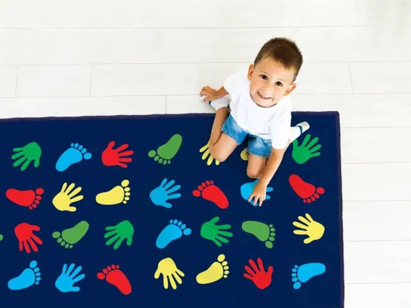 Deco Mat - Loop - Motricity Feet & Hands+ 2 Dice HOK-12116