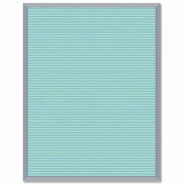 Turquoise Letter Board Blank Chart CTP-8778