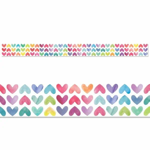 Colorful Hearts Border CTP-8793