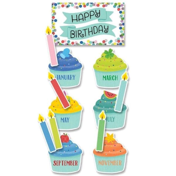 Color Pop Birthday Mini Bulletin Board CTP-8698