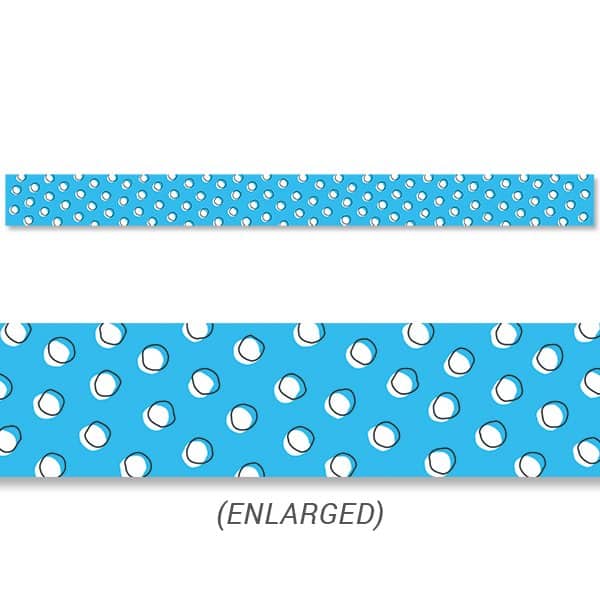 Doodle Dots on Blue Border CTP-8491
