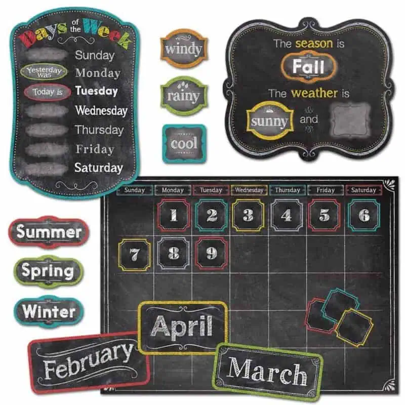Chalk It Up! Calendar Set CTP-4728