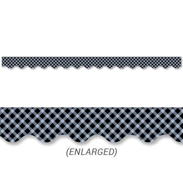 Black Gingham Border CTP-8415