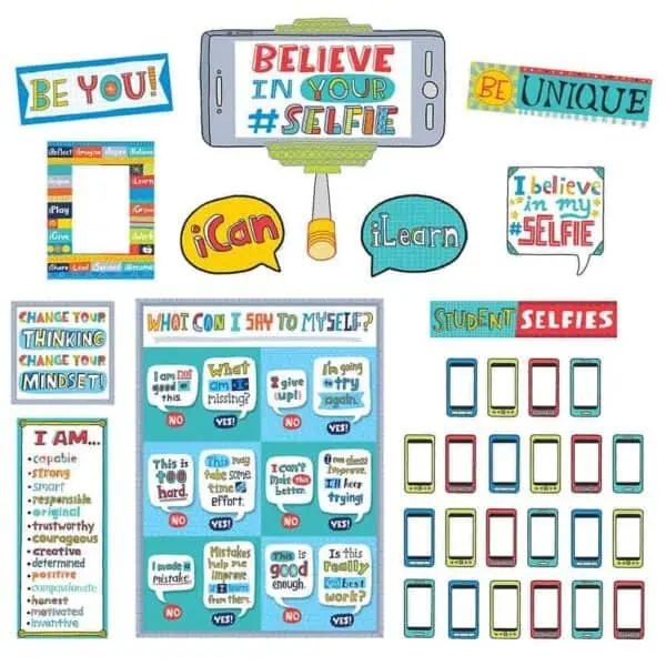 Believe in Your #Selfie Bulletin Board CTP-2959