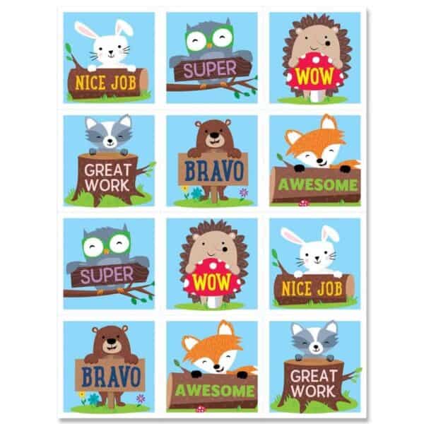 Woodland Friends Rewards Stickers CTP-8753
