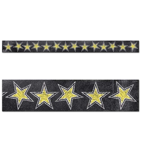 Chalk It Up! Gold Stars Border CTP-0241