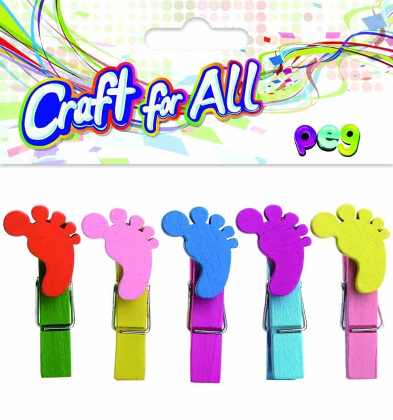 Wooden foot peg  5pcs