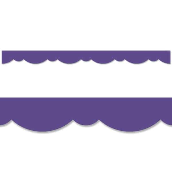 Ultra Violet Stylish Scallops Border CTP-8571