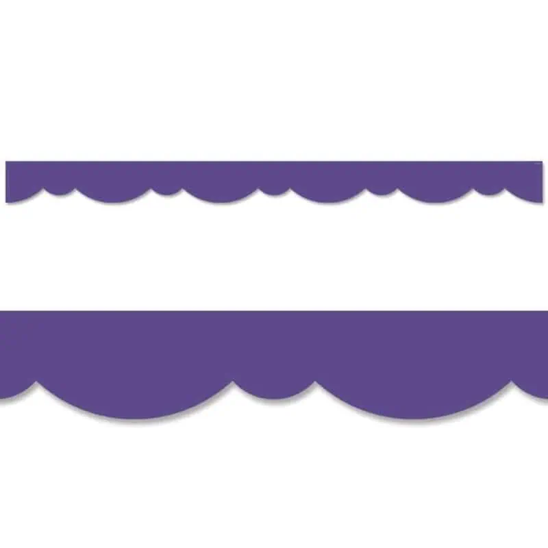 Ultra Violet Stylish Scallops Border CTP-8571