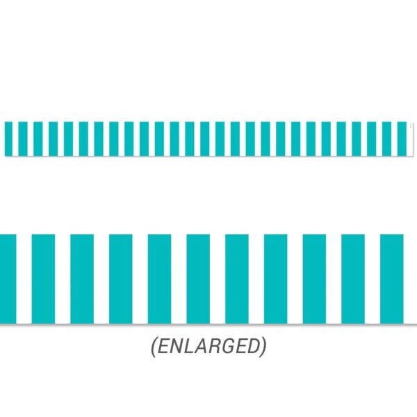 Turquoise Bold Stripes Border CTP-10067