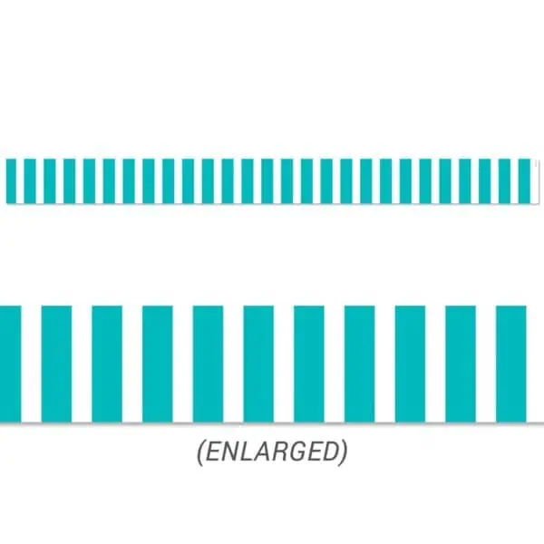 Turquoise Bold Stripes Border CTP-10067