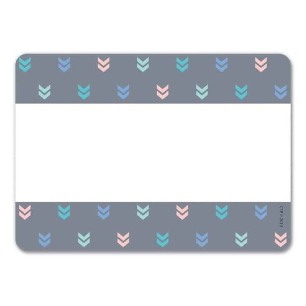 Calm & Cool Colorful Mini Chevrons Labels CTP-8706