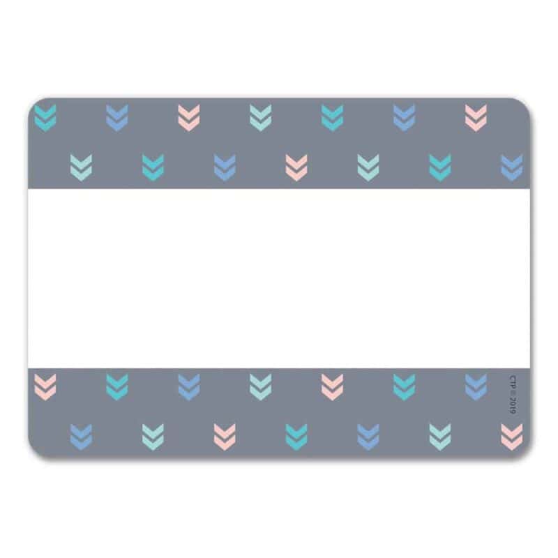 Calm & cool colorful mini chevrons labels ctp-8706