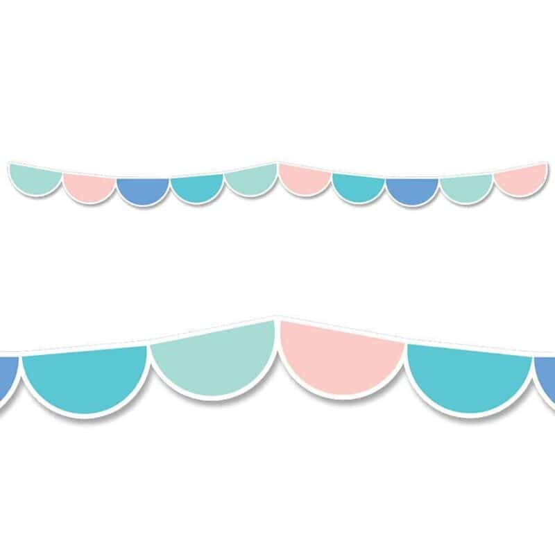 Calm & cool half-dots border ctp-8681