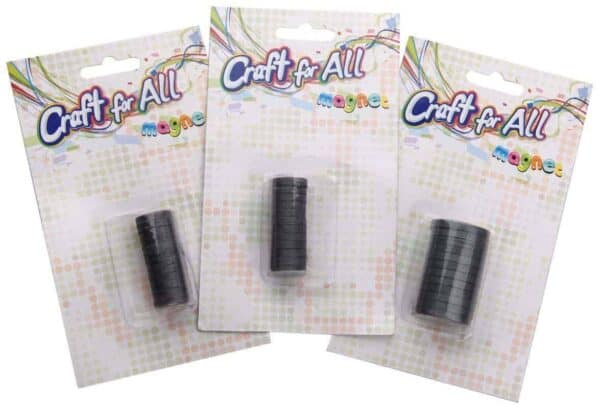 Round magnet 2x0.3cm 12pcs