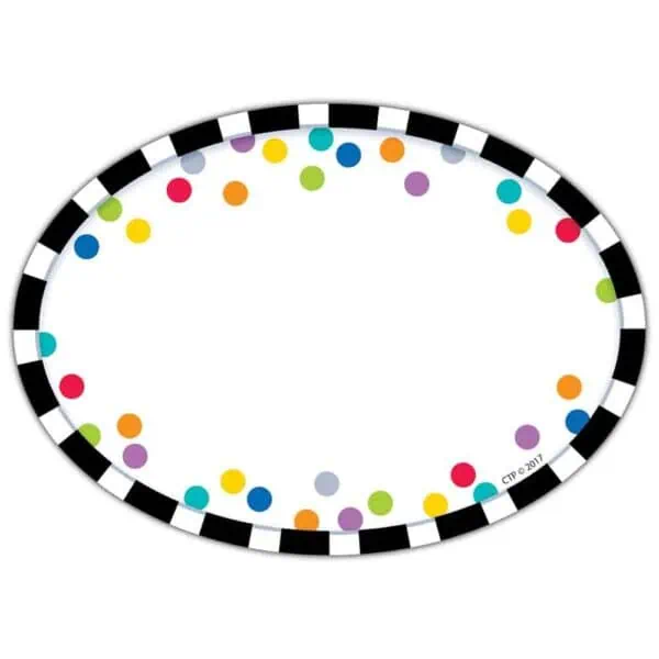 Bold & Bright Stripes & Dots Labels CTP-2097