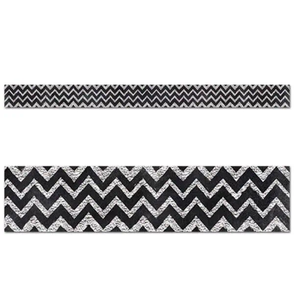 Chevron in Chalk Border CTP-0234