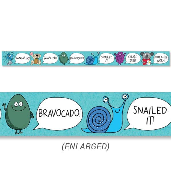 So much pun! Positively punny border ctp-8418