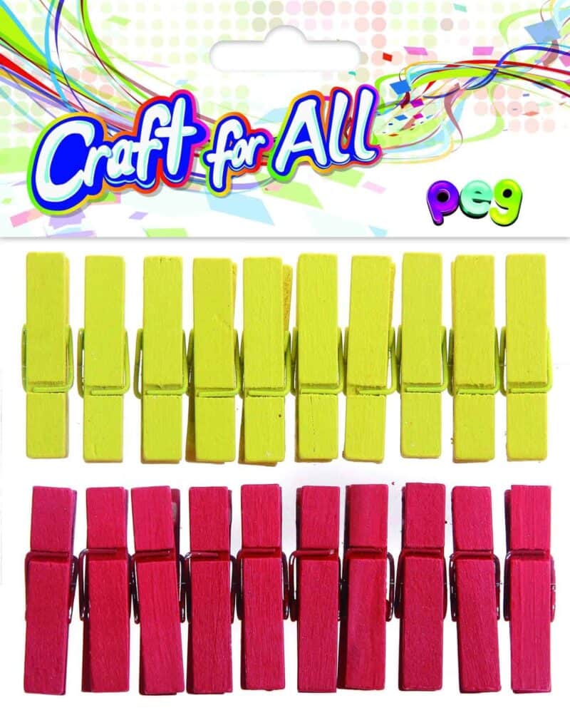 Colored peg  20pcs