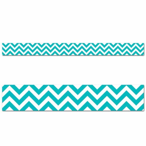Turquoise Chevron Border CTP-0169