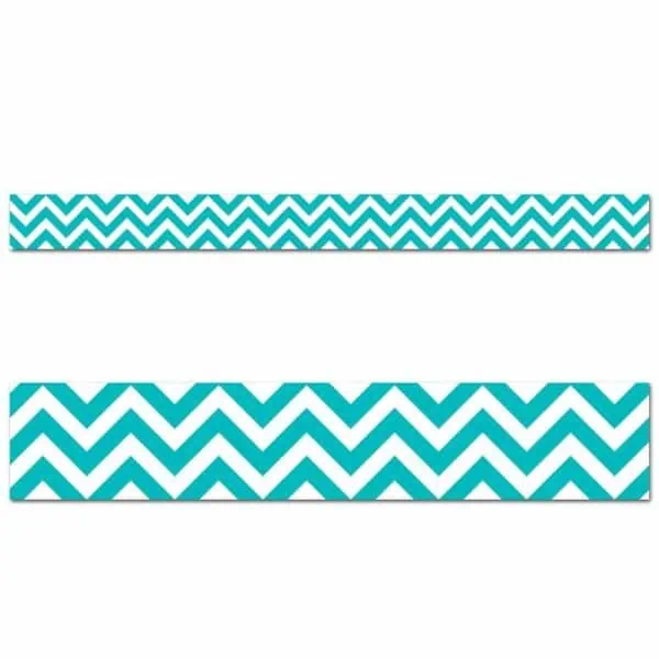 Turquoise Chevron Border CTP-0169
