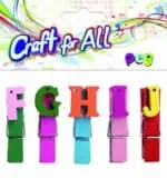 Wooden Letters Pegs 5pcs