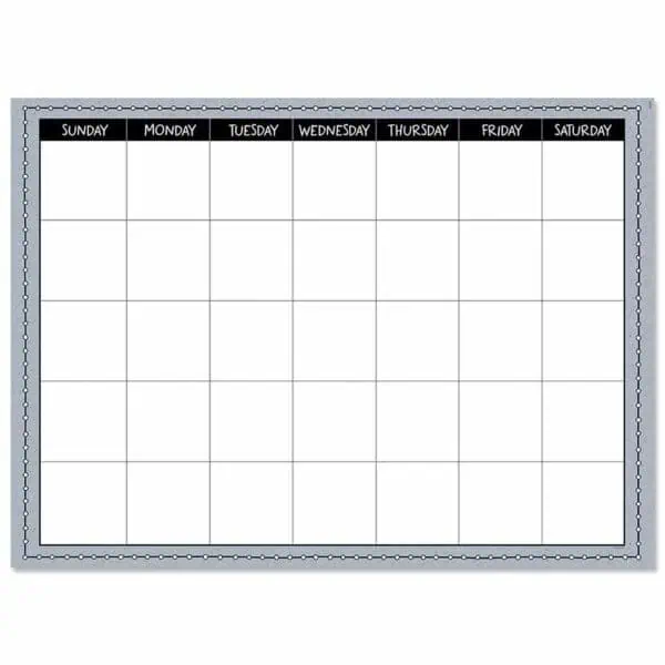 Doodle Dots Calendar Chart CTP-5438