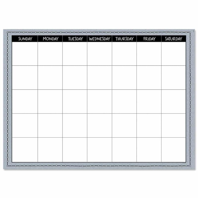 Doodle dots calendar chart ctp-5438