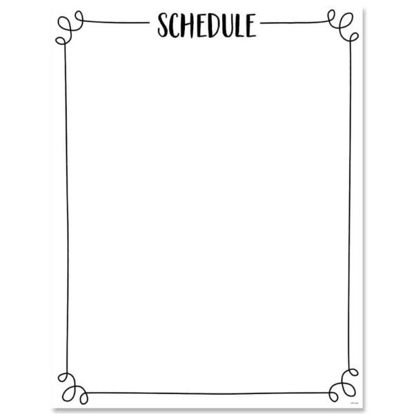 Schedule Chart CTP-10182
