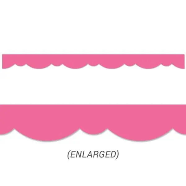 Pink Stylish Scallops Border CTP-10075
