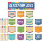 Upcycle Style Classroom Jobs Mini Bulletin Board CTP-0600