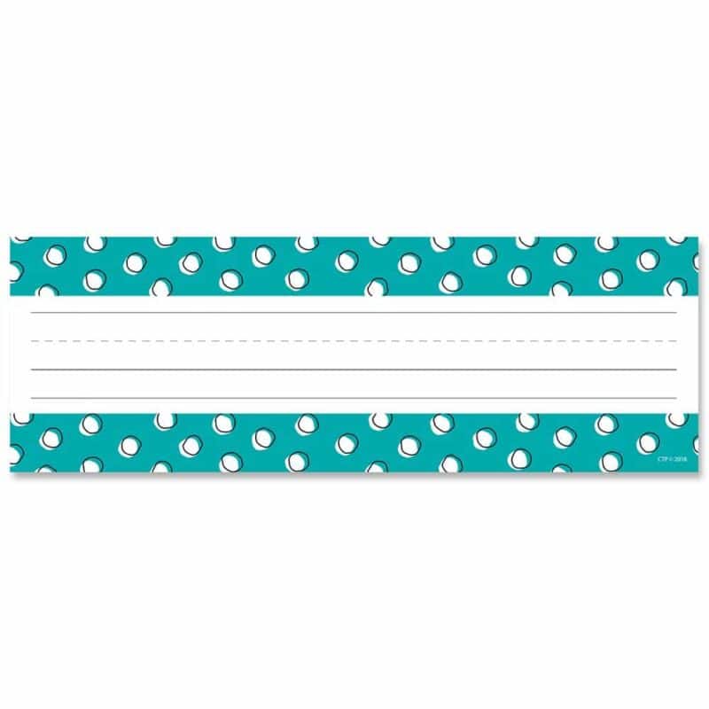 Doodle dots name plates ctp-8534