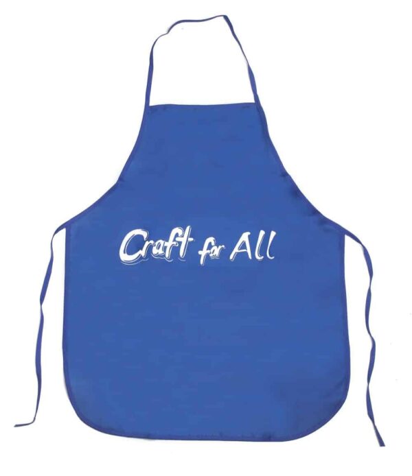 Blue Sleeveless Painting apron for kids 55x65cm