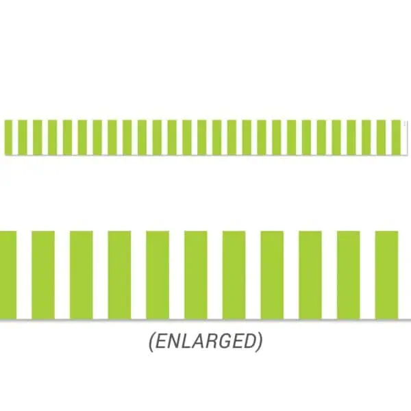 Lime Green Bold Stripes Border CTP-10069