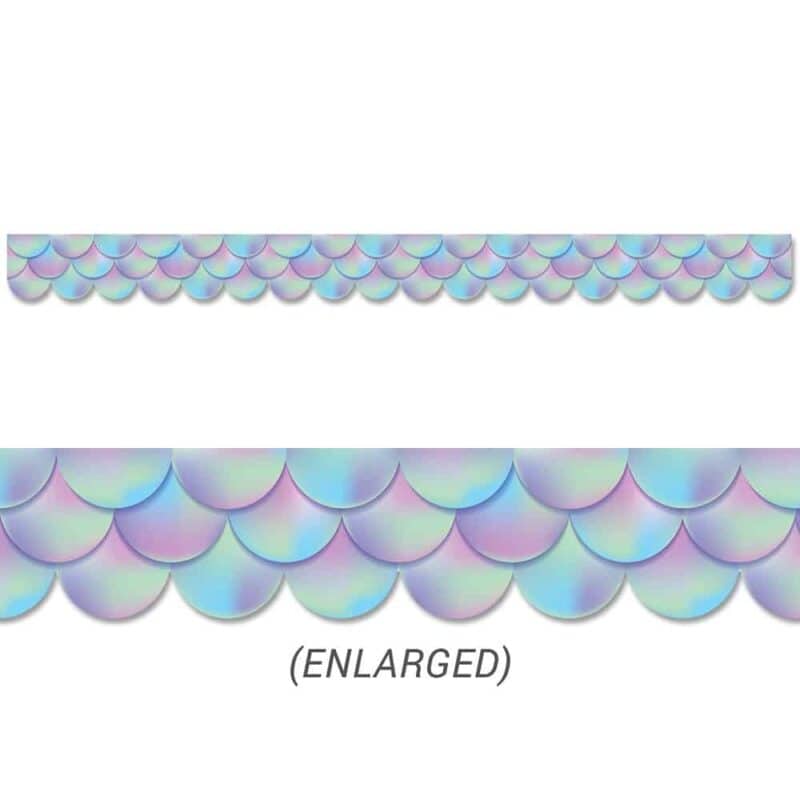 Iridescent scallops border ctp-8558